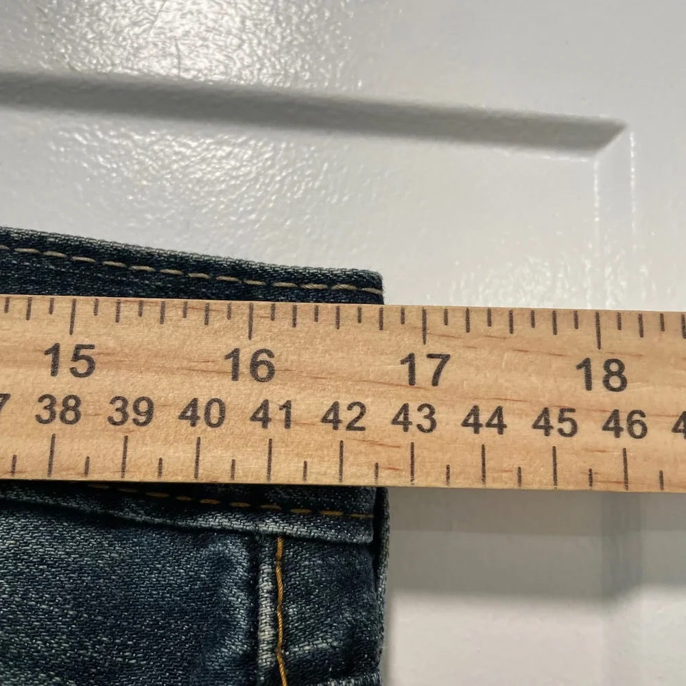 Levis 505 Straight Fit Mens Jeans Medium Wash Blue Denim 33x32
